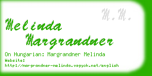 melinda margrandner business card